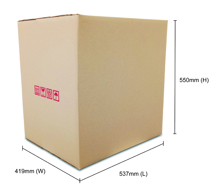 Cardboard Sizes Chart