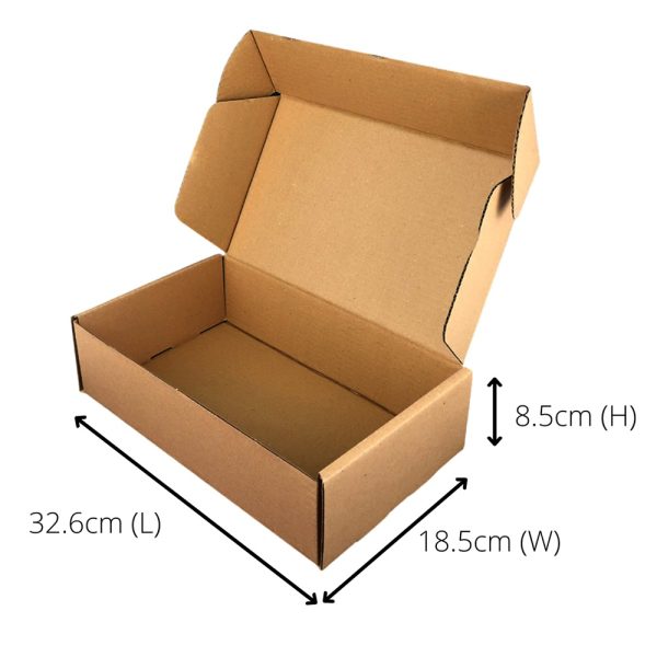 Malaysia Rectangular Kraft Box Size Dimension