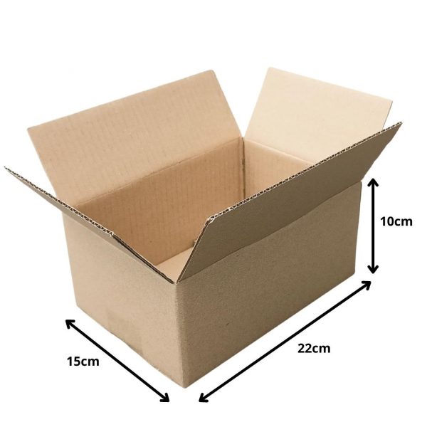 Carton Box L22xW15xH10cm (5 Boxes) - Image 2